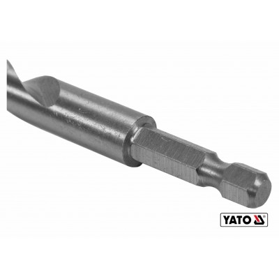 Сверло по дереву спиральное YATO Ø10 x 100/60 мм HEX 1/4" HSS 4241 Сверло по дереву спиральное YATO Ø10 x 100/60 мм HEX 1/4" HSS 4241