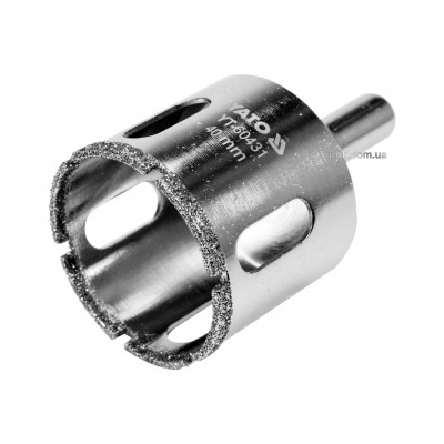 Сверло алмазное по гресу и керамике YATO 40 мм