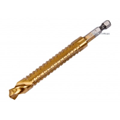 Сверло фрезерное по металлу YATO HSS-TIN 11 x 110 мм HEX - 1/4"