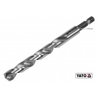 Сверло по металлу YATO 9.5 x 125/81 мм HEX-1/4" HSS 6542 для нержавеющей конструктивной легированной стали