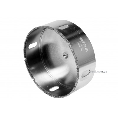 Сверло алмазное по гресу и керамике YATO 105 мм