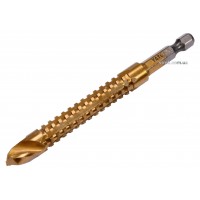 Сверло фрезерное по металлу YATO HSS-TIN 10 x 105 мм HEX - 1/4"