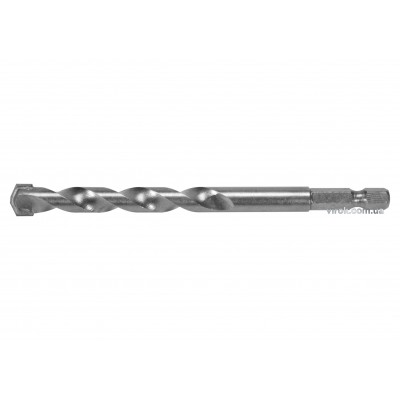 Сверло универсальное STHOR с шестигранным хвостовиком 1/4" 10 х 120/70 мм YG6X Сверло универсальное STHOR с шестигранным хвостовиком 1/4" 10 х 120/70 мм YG6X