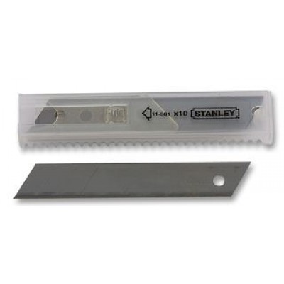 Лезвие с отламывающимися сегментами STANLEY 18 мм 10 шт Лезвие с отламывающимися сегментами STANLEY 18 мм 10 шт