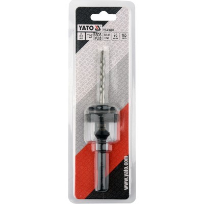 Держатель YATO со сверлом Ø8 мм SDS +, для сверл коронок 5/8 "
