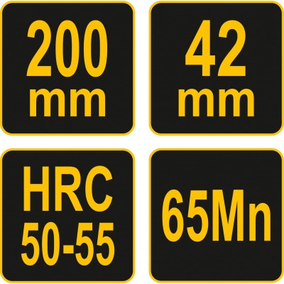 Рубанок столярный VOREL 200 мм, нож 42 / 1.6 мм Рубанок столярный VOREL 200 мм, нож 42 / 1.6 мм