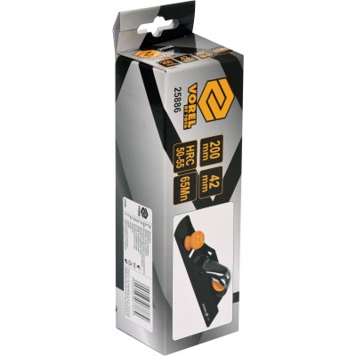 Рубанок столярный VOREL 200 мм, нож 42 / 1.6 мм Рубанок столярный VOREL 200 мм, нож 42 / 1.6 мм