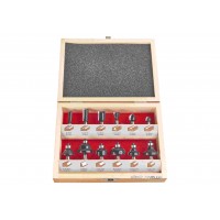 Набор фрез AEG 8 мм в деревянном футляре 12 шт (4932430836)