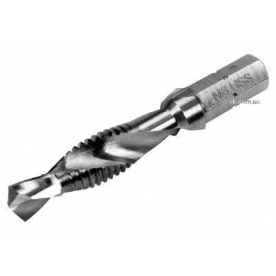 Сверло-метчик YATO М8 х 1.25 x 51/11 мм HSS М2 HEX-1/4"