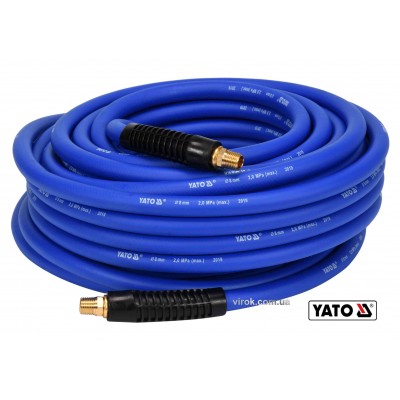 Шланг пневматический гибридный YATO 8 мм x 20 м 1/4"