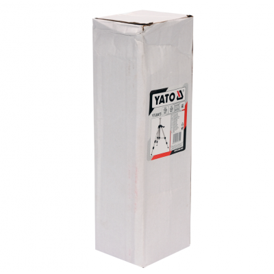 Штатив тринога YATO телескоп (3 секціі) . кріплення 5/8", з штангою 14 cм. H= 32-75 cм. алюмінієвий