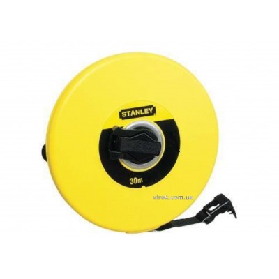 Рулетка стекловолоконная STANLEY "Fiberglass" 30 м х 12.7 мм Рулетка стекловолоконная STANLEY "Fiberglass" 30 м х 12.7 мм