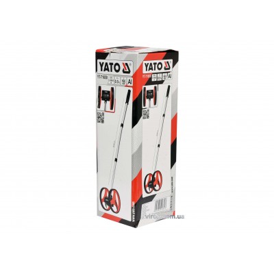 Колесо измерительное YATO Ø160 мм в пределах 0.1- 10000 м телескопический держатель 80-104 см Колесо измерительное YATO Ø160 мм в пределах 0.1- 10000 м телескопический держатель 80-104 см