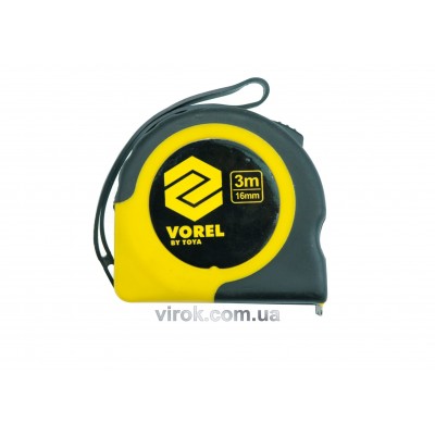 Рулетка VOREL 3м х 16мм [12/120]