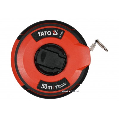 Рулетка стальная с нейлоновым покрытием YATO 50 м х 13 мм Рулетка стальная с нейлоновым покрытием YATO 50 м х 13 мм