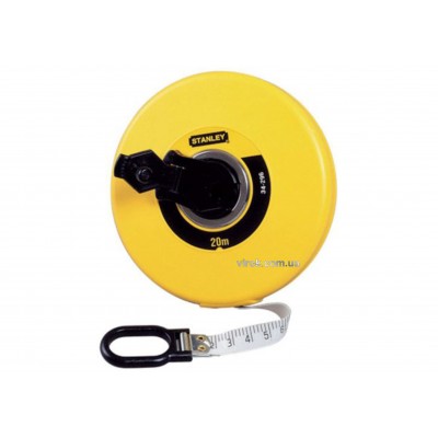 Рулетка стекловолоконная STANLEY "Fiberglass" 20 м х 12.7 мм Рулетка стекловолоконная STANLEY "Fiberglass" 20 м х 12.7 мм