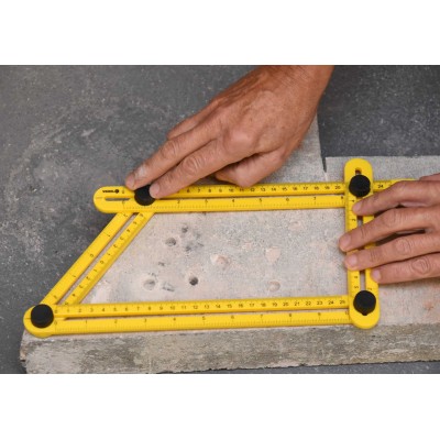 Шаблон - линейка VOREL для переноса измерений 310 х 175 х 25 мм