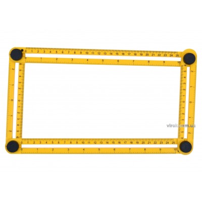 Шаблон - линейка VOREL для переноса измерений 310 х 175 х 25 мм