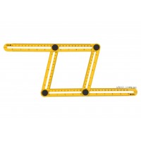 Шаблон - линейка VOREL для переноса измерений 310 х 175 х 25 мм