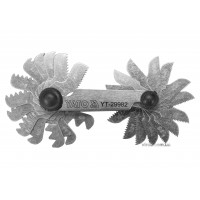 Резьбомер дюймовый 55° YATO 4-62 BSW 28 шаблонов Резьбомер дюймовый 55° YATO 4-62 BSW 28 шаблонов