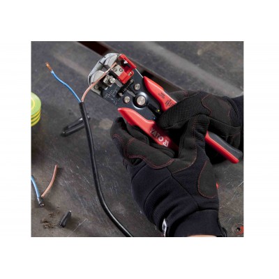 Клещи для обжива и очистки проводов YATO 205 мм