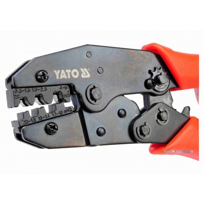 Клещи для обжима и очистки проводов YATO 220 мм Клещи для обжима и очистки проводов YATO 220 мм