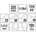 Кліщі для обтискання і зачистки проводів YATO. L=205 мм, 0,2- 6 мм², з наконечниками, 191 елем. Кліщі для обтискання і зачистки проводів YATO. L=205 мм, 0,2- 6 мм², з наконечниками, 191 елем.
