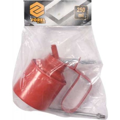 Маслянка нагнітальна з жорсткою трубкою VOREL, V= 250 мл Маслянка нагнітальна з жорсткою трубкою VOREL, V= 250 мл
