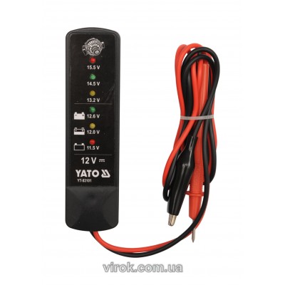 Тестер напряжения аккумуляторов 12 В YATO