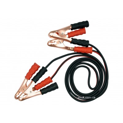 Пусковые провода для аккумулятора YATO 200 A 2.5 м 2 шт