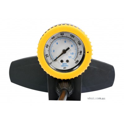 Насос ручной с манометром VOREL 1.1 Мпа