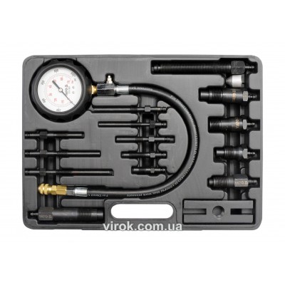 Компрессометр для дизельных двигателей YATO 70 бар 16 шт