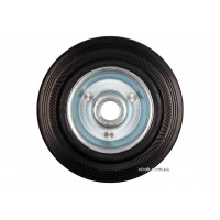 Колесо из черной резины VOREL Ø160 x 39 мм 130 кг Колесо из черной резины VOREL Ø160 x 39 мм 130 кг