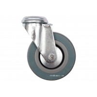 Колесо для тележки с вращающейся опорой и крепежным отверстием VOREL Ø50 x 16 x 72 мм 20 кг