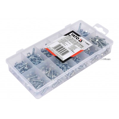 Шурупы оцинкованные самонарезные YATO 200 шт