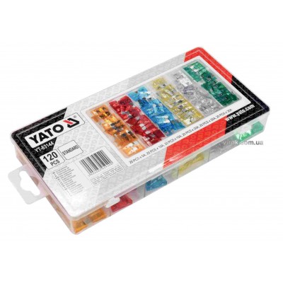 Набор предохранителей YATO STANDARD 120 шт Набор предохранителей YATO STANDARD 120 шт