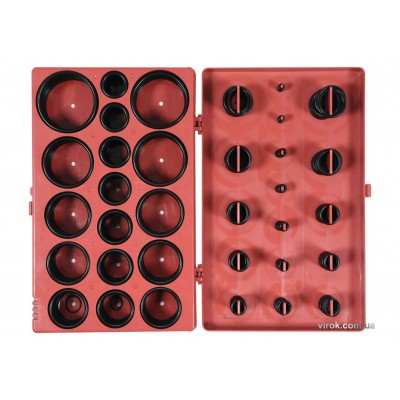 Кольца резиновые YATO Ø3-50 мм 419 шт