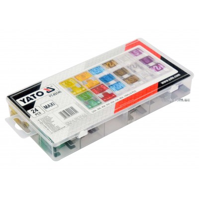 Набор предохранителей YATO MAXI 24 шт Набор предохранителей YATO MAXI 24 шт