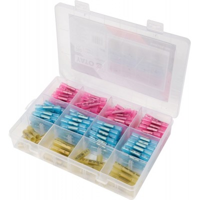 Кембрики термоусадні при t≤ 105°C під обтиск.YATO, для провідників 0,5- 6,0 мм², 200 шт Кембрики термоусадні при t≤ 105°C під обтиск.YATO, для провідників 0,5- 6,0 мм², 200 шт