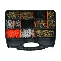 Шурупы для дерева и металла и дюбеля VOREL 770 шт