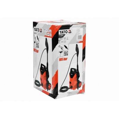 Мойка высокого давления YATO 1400 Вт 10.5 МПа 5 л/мин 5 м
