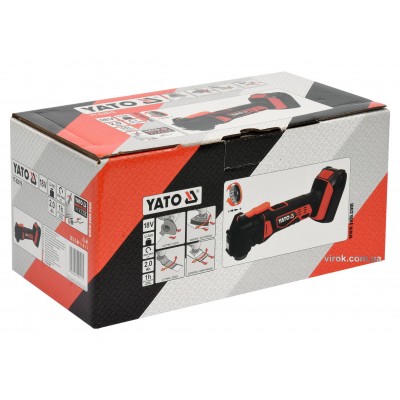 Многофункциональный инструмент аккумуляторный YATO Li-Ion 18 В 2 Ач 18000 об/мин