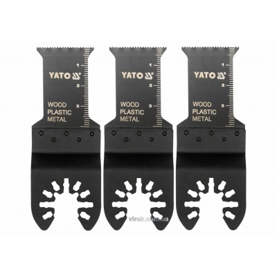 Пилы-насадки для реноватора YATO Bi-Metal 40 x 28.5 мм 3 шт
