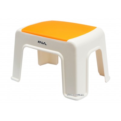 Табурет пластиковый оранжевый VOREL 30 х 20 х 21 см