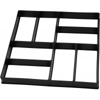 Формы из полипропилена для изготовления брусчатки VOREL 400 х 400 x 40 мм Формы из полипропилена для изготовления брусчатки VOREL 400 х 400 x 40 мм