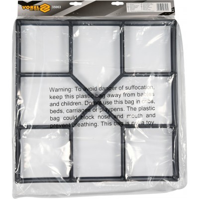 Формы из полипропилена для изготовления брусчатки VOREL 400 х 400 x 40 мм Формы из полипропилена для изготовления брусчатки VOREL 400 х 400 x 40 мм