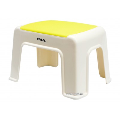 Табурет пластиковый желто-зеленый VOREL 30 х 20 х 21 см