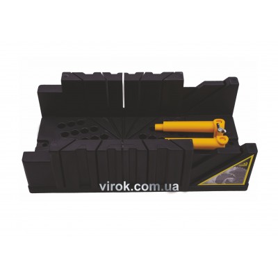 Стусло пластиковое с зажимами VIROK 320 х 120 х 75 мм (4.5"+M)