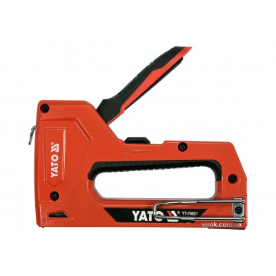 Степлер YATO для скоб 6-14 х 11.3 х 1.2 мм, гвоздей 15 х 1.2 мм