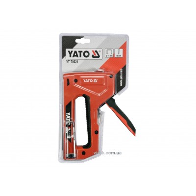 Степлер YATO для скоб 6-14 х 11.3 х 1.2 мм, гвоздей 15 х 1.2 мм